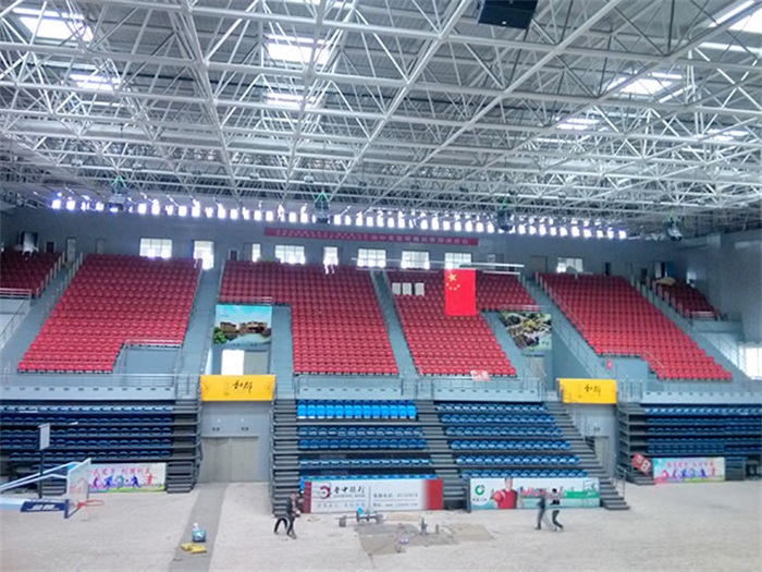 清远电厂体育馆网架加工